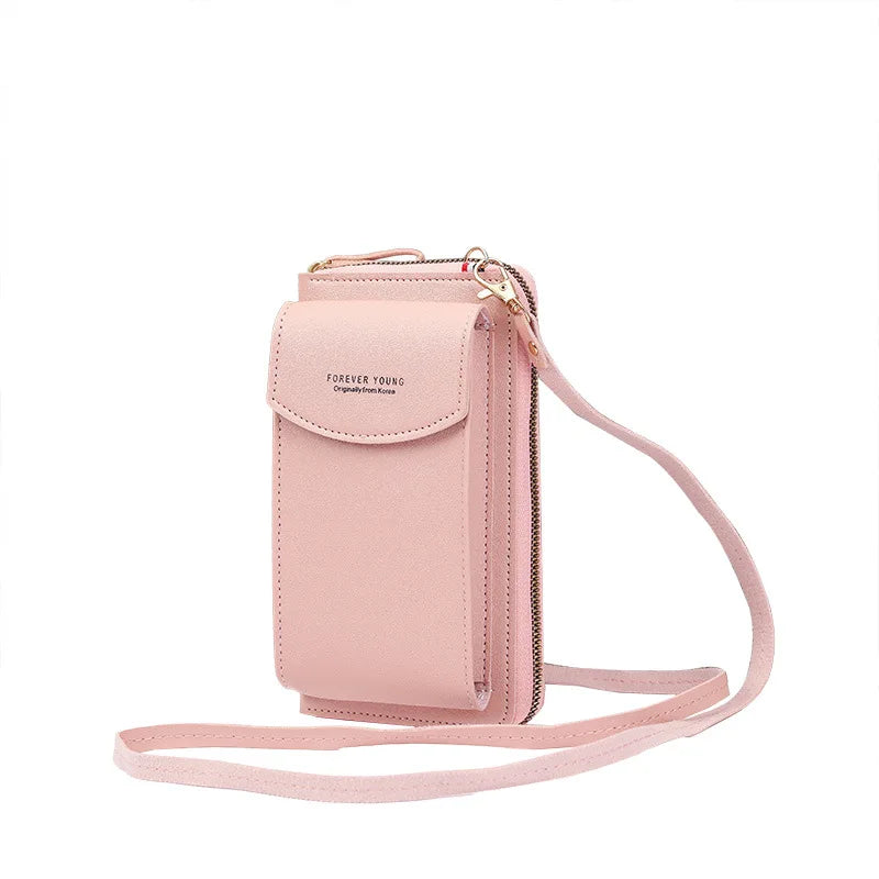 Women's PU Handbag Crossbody Purse with Lady Design