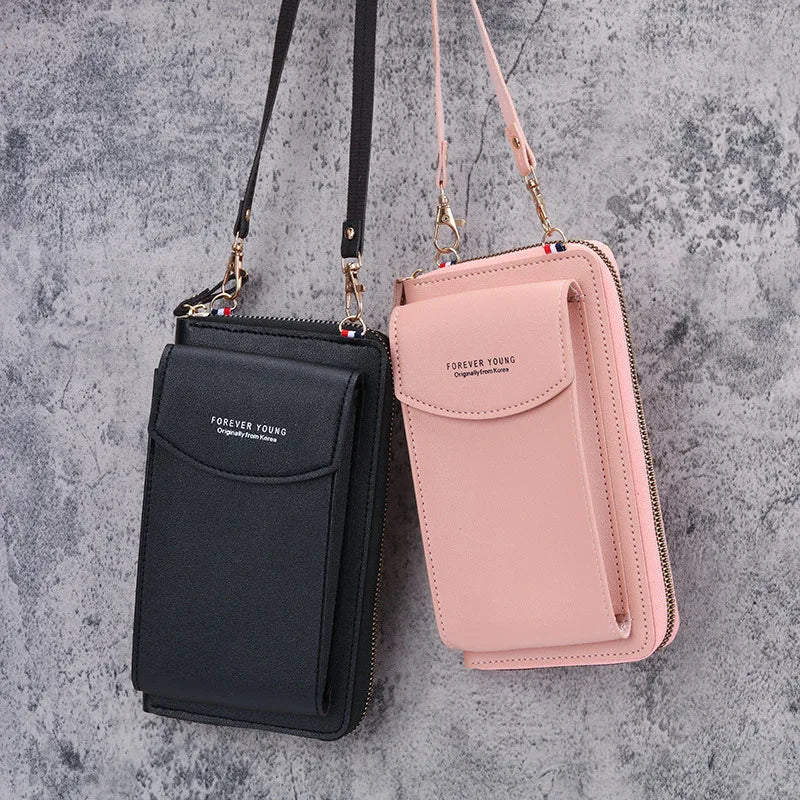 Women's PU Handbag Crossbody Purse with Lady Design