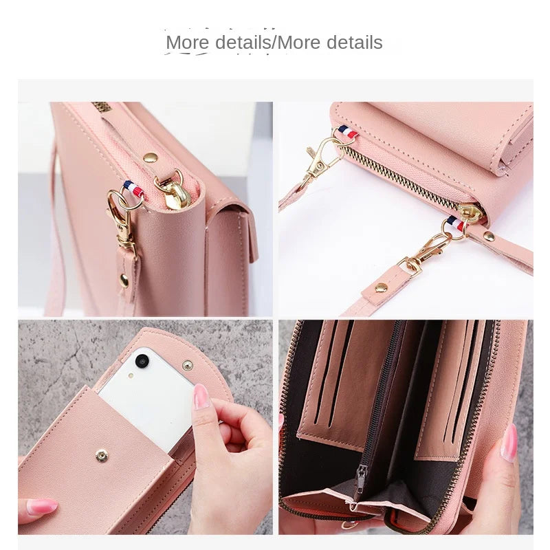 Women's PU Handbag Crossbody Purse with Lady Design