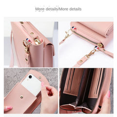 Women's PU Handbag Crossbody Purse with Lady Design