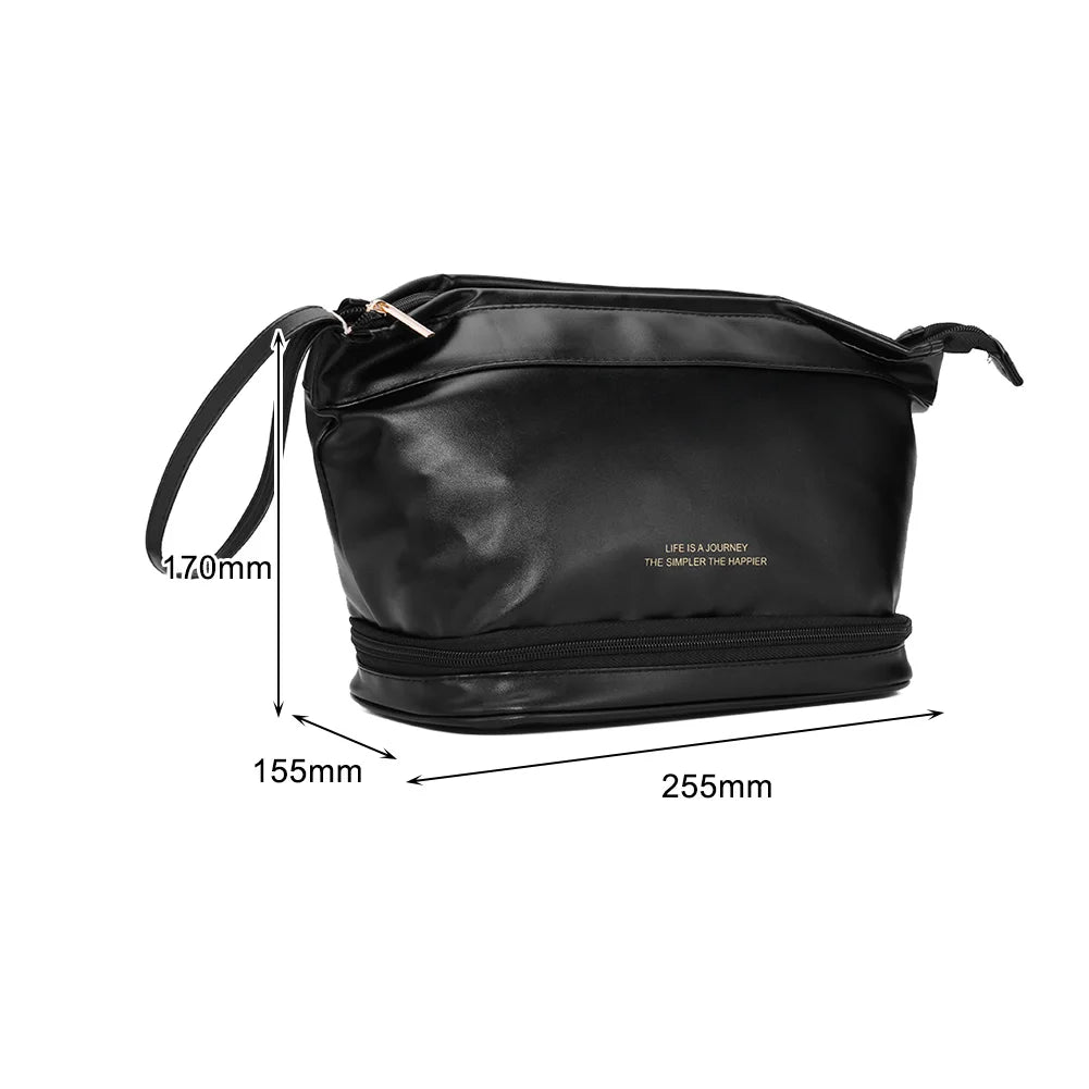 Makeup Brushes Pouch Double-layer Storage Waterproof Large-capacity