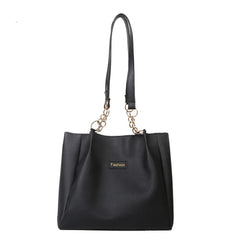 Vintage PU Shoulder Tote Bag for Women with Big Capacity