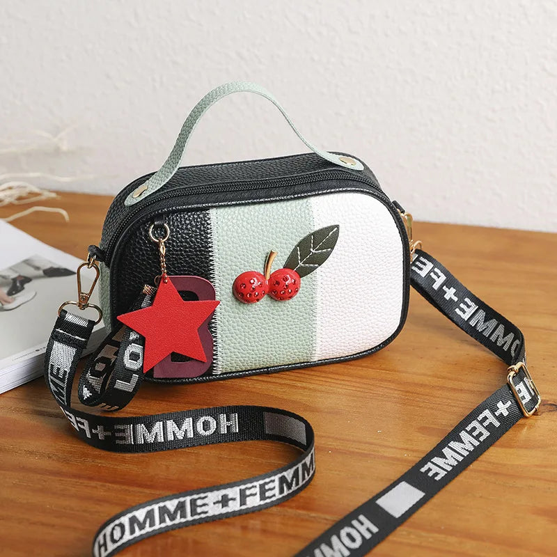 PU Women's Handbag One Shoulder Mobile Phone Bag Women's Messenger Bag MINI