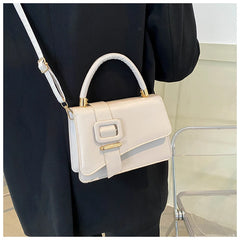 Square Shoulder Bag PU Leather Women Handbag Purse