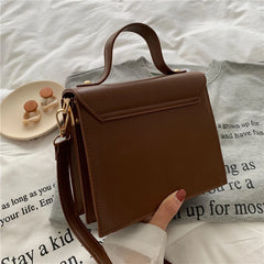 PU Women's Handbag Messenger Bag Adjustable Shoulder Strap