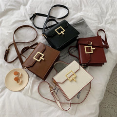 PU Women's Handbag Messenger Bag Adjustable Shoulder Strap