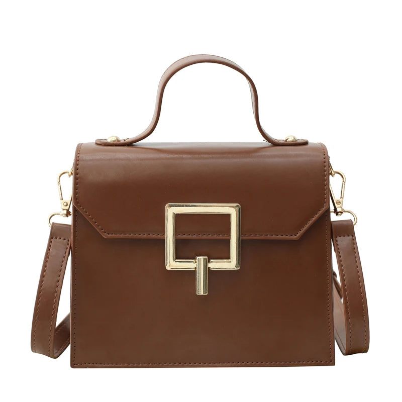 PU Women's Handbag Messenger Bag Adjustable Shoulder Strap