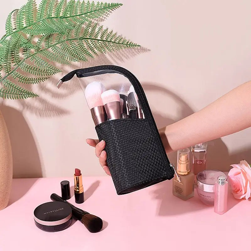 Women Makeup Brush Holder Dust-proof Cosmetic Brushes Bag Waterproof