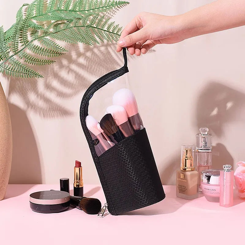 Women Makeup Brush Holder Dust-proof Cosmetic Brushes Bag Waterproof