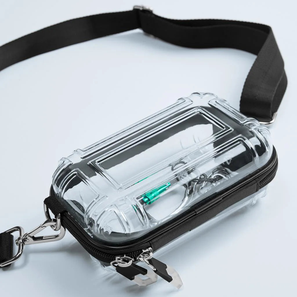 Clear Acrylic Waist Bag Vintage Handbag