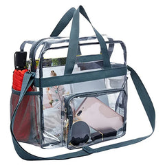 Transparent PVC Ladies Handbag Large Capacity Messenger Bag