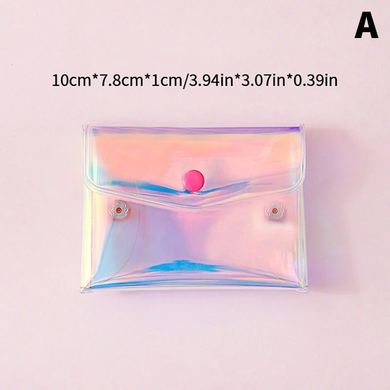 Clear PVC Cosmetic Bag Makeup Storage Organizer Travel Toiletry Pouch