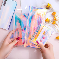 Clear PVC Cosmetic Bag Makeup Storage Organizer Travel Toiletry Pouch