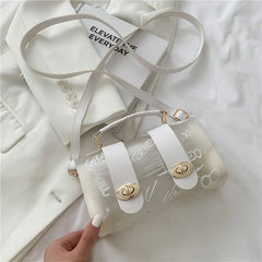 PVC Graffiti Crossbody Sling Bag Women Shoulder Tote Messenger Handbag