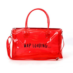 Waterproof Yoga Gym Bag Transparent PVC Outdoor Sports Fitness Handbag