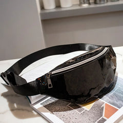 Sequins Waist Bag PVC Fanny Pack for Women