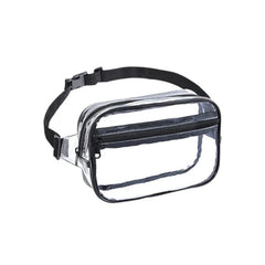 Clear Transparent PVC Women Waist Fanny Pack Hip Bag