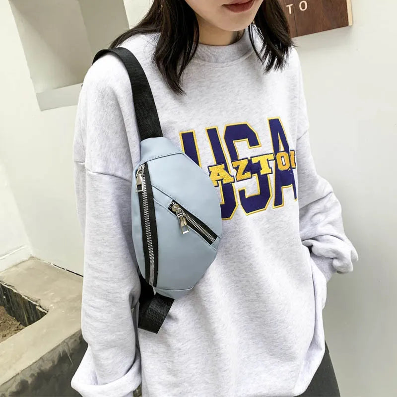 Women Chest Bag Waist Crossbody Travel Phone Pouch Purse Hip Banana Bags
