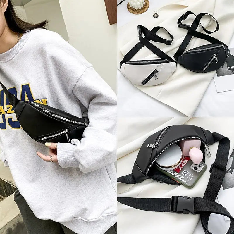 Women Chest Bag Waist Crossbody Travel Phone Pouch Purse Hip Banana Bags