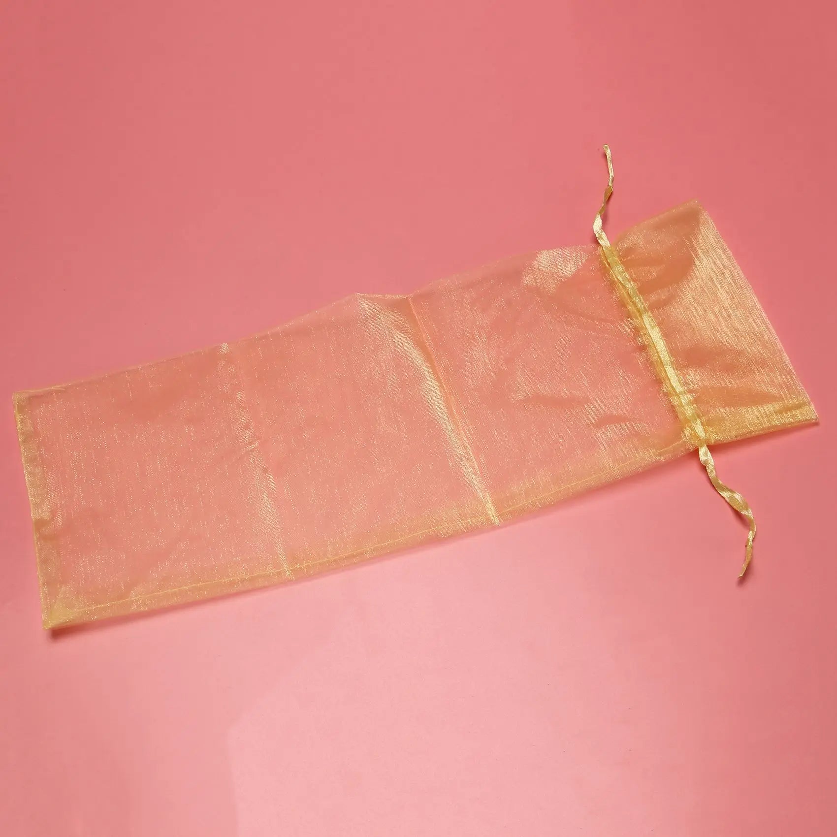 Organza Wine Bag, Transparent Wine Gift Bag with Drawstring Dress