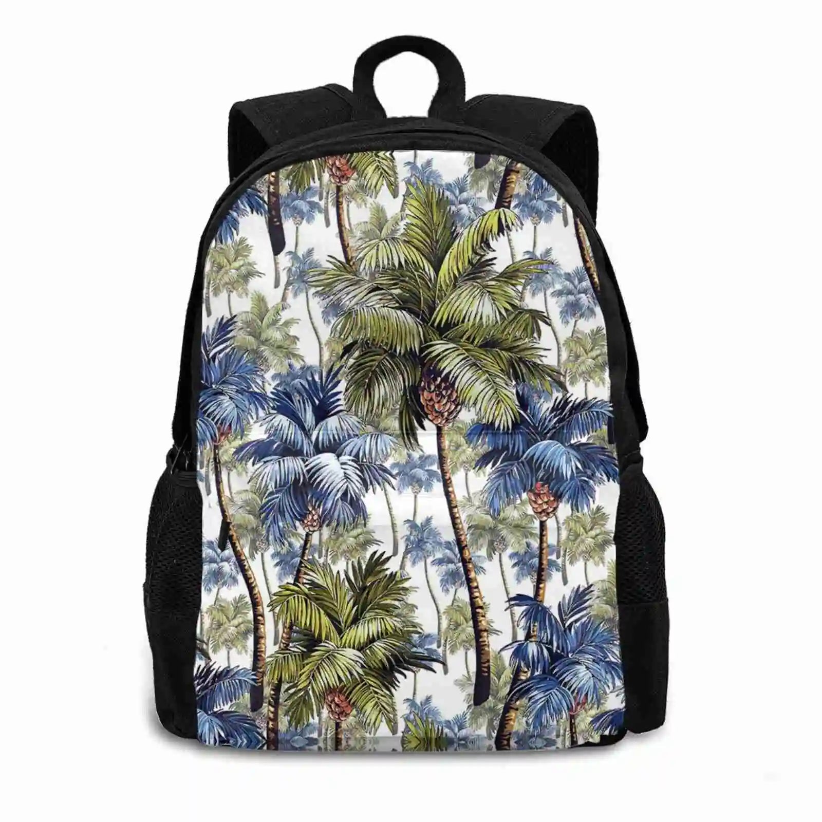 Palm Trees Pattern Print School Bag Backpack Laptop 15 Inch