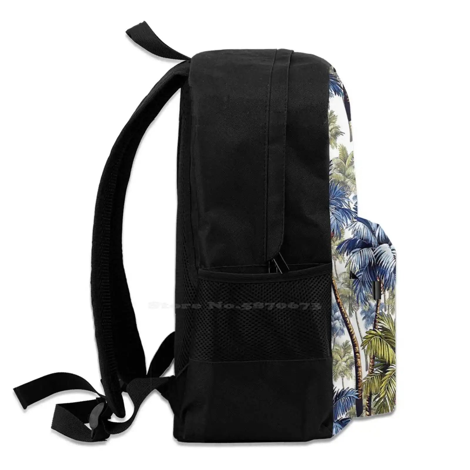 Palm Trees Pattern Print School Bag Backpack Laptop 15 Inch
