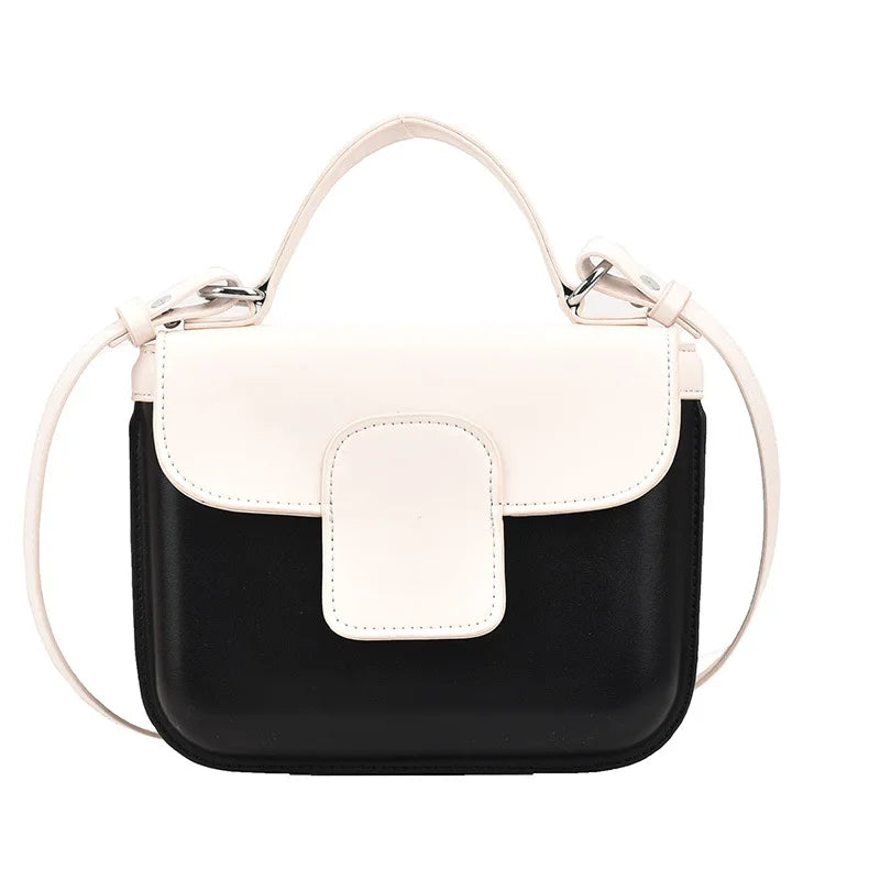 Panelled Pattern Shoulder Bags for Women Small Flap Handbags
