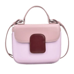 Panelled Pattern Shoulder Bags for Women Small Flap Handbags