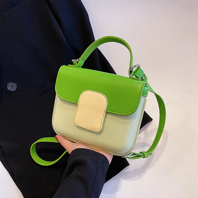 Panelled Pattern Shoulder Bags for Women Small Flap Handbags