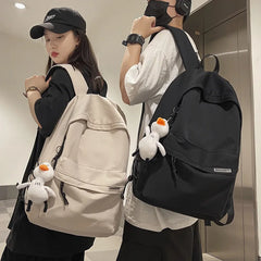 Female Canvas School Bag Teenage Girl Rucksack Travel