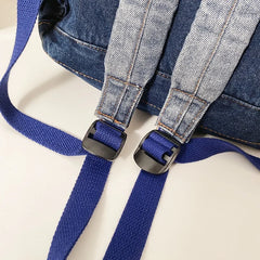 Patchwork Women Backpack Large Capacity Travel Bag Schoolbag for Teenage Girls