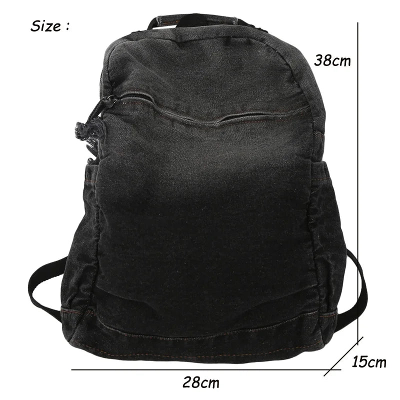 Patchwork Women Backpack Large Capacity Travel Bag Schoolbag for Teenage Girls