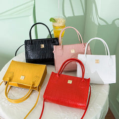 Crocodile Crossbody Bag Women Shoulder Handbag High Ladies Tote Bag