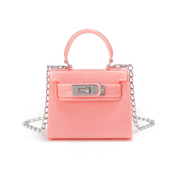 Pattern Chain Crossbody Bag for Women PU Leather Shoulder Bag Small Flap Bag