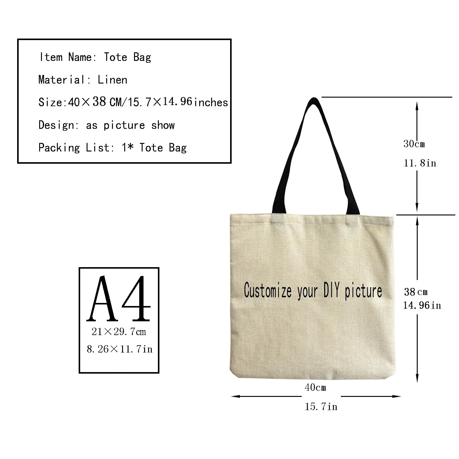 Botanical Print Tulip Travel Tote Bag - Foldable Floral Shopping Shoulder Bag