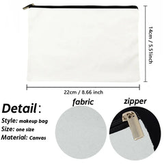 French Print Pencil Case Wash Pouch Teacher Storage Bags