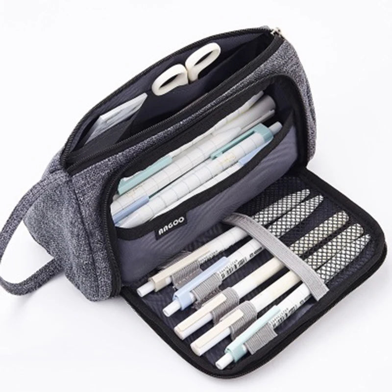 Multifunctional Pencil Bag Cosmetic Storage High Capacity