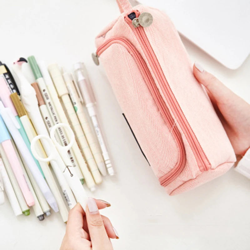 Multifunctional Pencil Bag Cosmetic Storage High Capacity