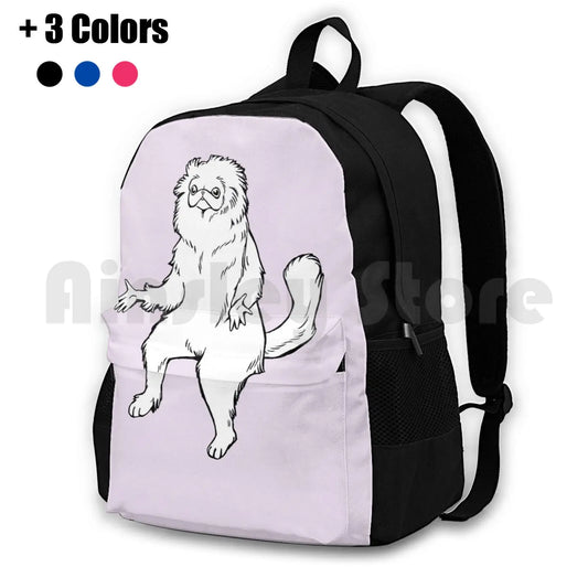 Persian Cat Guardian Outdoor Hiking Backpack Waterproof Camping Travel