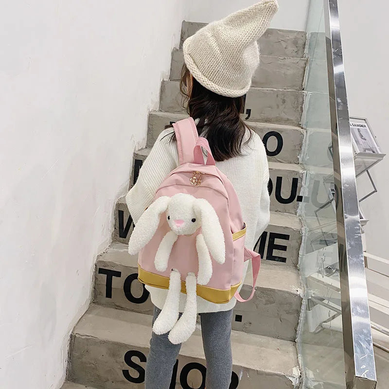 Personalised Children's Bunny Backpack Any Name Rabbit Bag Boys and Girls