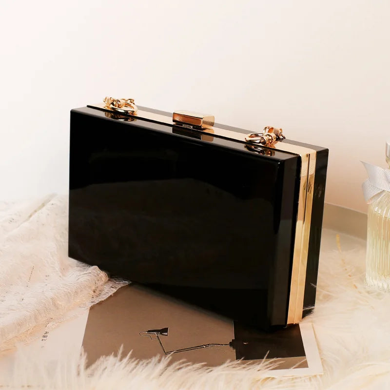 Personalized Acrylic Clutch Purse for Bridesmaids