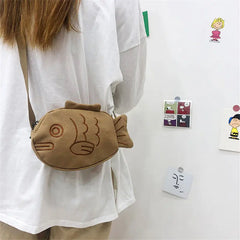Personalized Cartoon Shoulder Messenger Bag Mini Canvas Bags Women