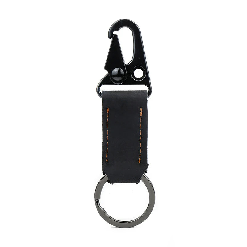 Men'S Keychain Vintage Leather Car Keychain