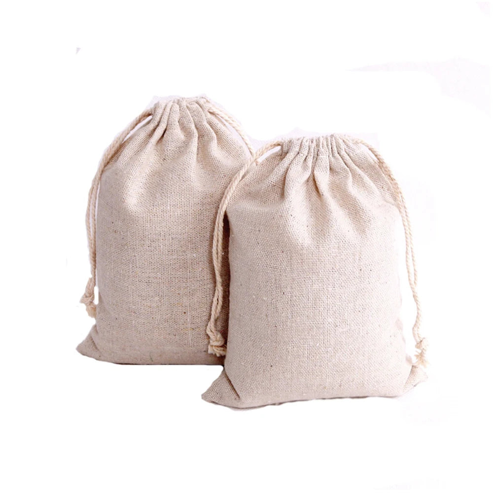 Eid Mubarak Drawstring Pouch Fabric Bag Kids Money Pouch 10x14cm