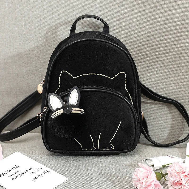 Personalized Embroidery Mid Size Backpack - Gift for Her