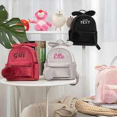 Personalized Embroidery Mid Size Backpack - Gift for Her