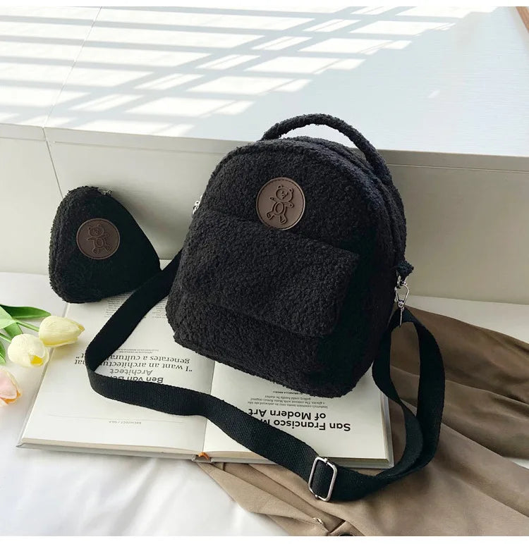 Personalized Embroidery Toddler Backpack with Little Purse
