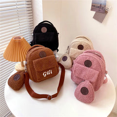 Personalized Embroidery Toddler Backpack with Little Purse