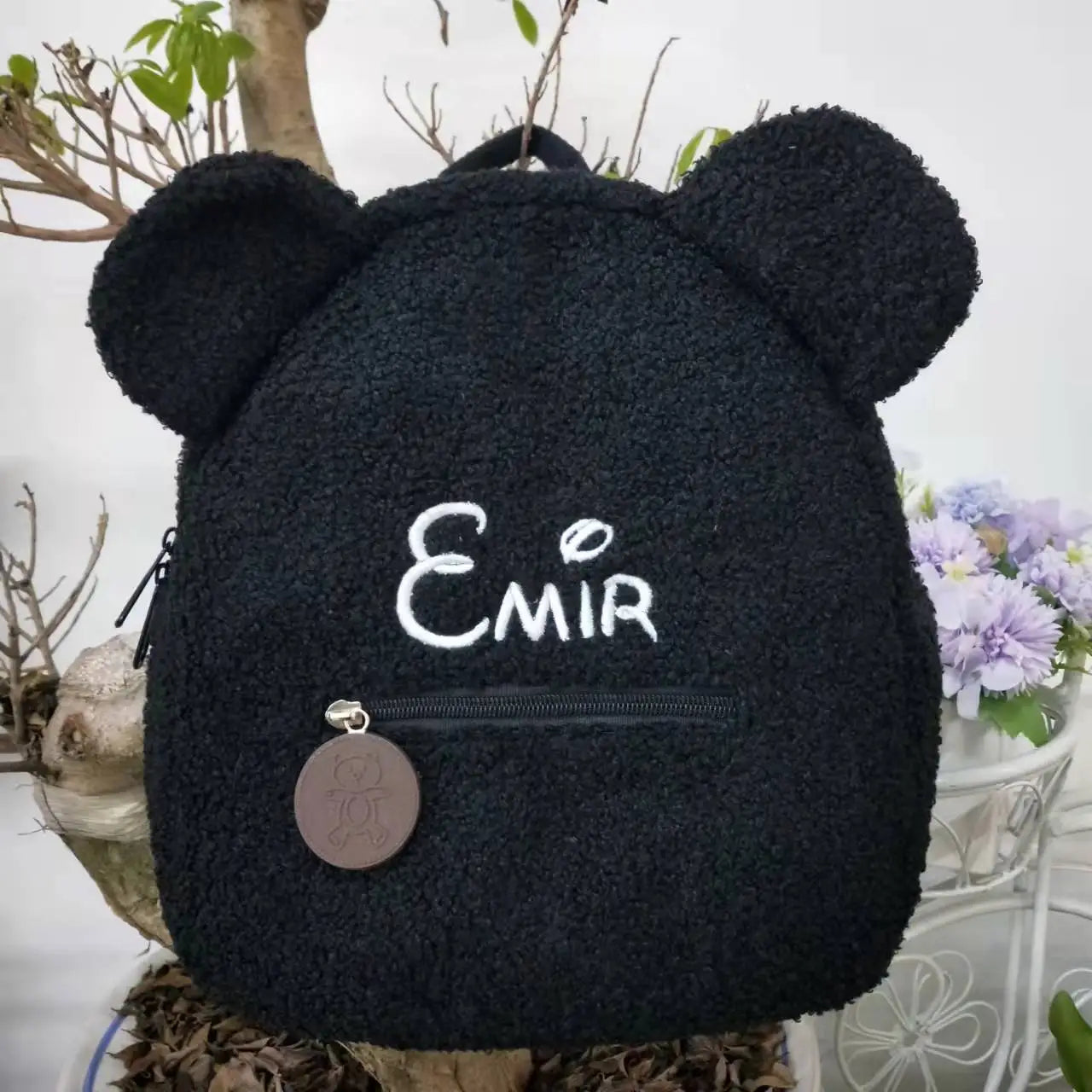 Embroidery Toddler Backpack Sky Bear Preschool Bag