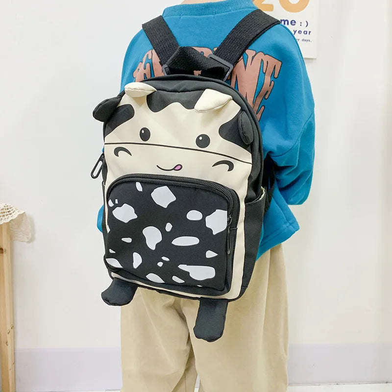 Personalized Embroidery Toddler Cows Backpack Kids Bag Back to School
